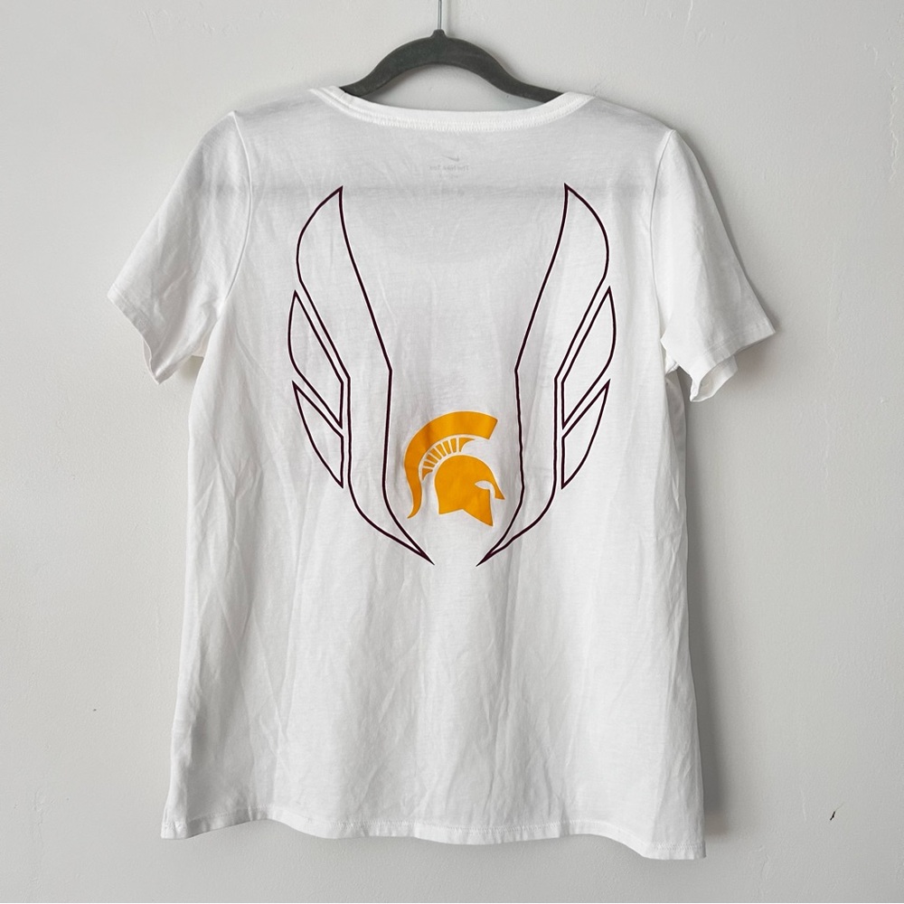 Nike T-Shirt Spartans Track and Field Women’s Large White